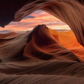 Montagnes de sable rouge