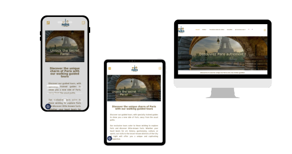 Site Paris off road Responsive