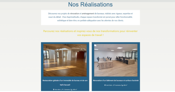 AXPRIAM Studio Réalisations