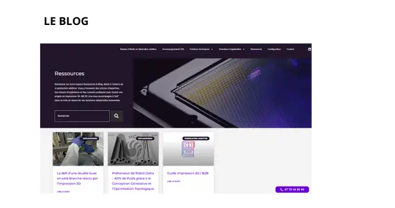 Site MC3D Line Le Blog